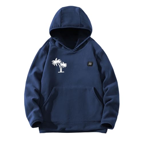 Battnot Beheizbarer Hoodie Herren, Beheizbarer Mantel Damen, Heizbarer Hoodie Pullover Mit Heizung Herren USB Elektrisch Beheizbare Sweatershirt mit Kapuze Erwachsene Bluse Tops Mantel mit Heizung von Battnot