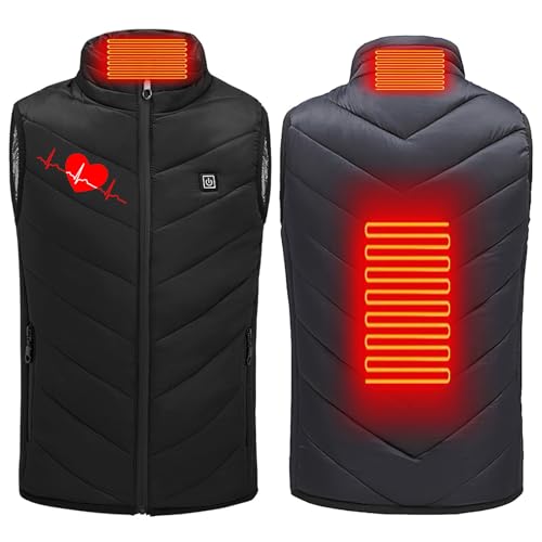 Battnot Beheizte jacke Kinder Heizjacke, Elektrische Beheizte Jacke USB Lade Heizweste Junge Mädchen Elektrische Beheizte Jacke Beheizbare Weste Funktionsjacke Outdoorjacke fürCamping Wandern Jagd von Battnot