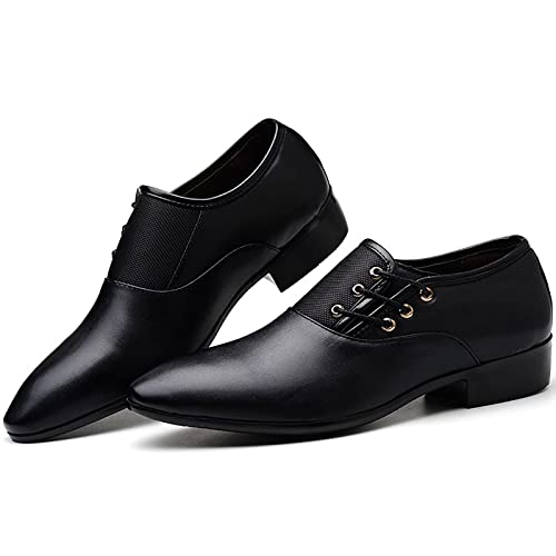 Battnot Business Schuhe Herren Leder Oxford Smoking Halbschuhe Männlichen Spitzschuhe Freizeit Atmungsaktive Walking Schuhe Lackschuhe Derbyschuhe Schuhe Schnürhalbschuhe Derby Oxfords Hochzeit Schuhe von Battnot