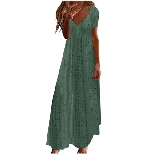Battnot Damen Sommerkleid Elegant Freizeitkleid Sommerkleid Günstig Strandkleid Leicht Luftig,Bohemien Kleid Sommerkleid, Freizeitkleid Lockerer Bequem, Sale Clearance Kleid Lässiger Modischer von Battnot