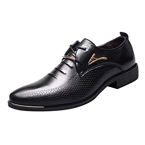 Battnot Herren Anzugschuhe Oxford Braun Schwarz Modern Männer Lederschuhe Business Hochzeitsschuhe Derby rutschfeste Atmungsaktiv Komfortable Smoking Halbschuhe Männlichen Hohe Sohle übergrößen 39-47 Battnot Herren Anzugschuhe Oxford Braun Schwarz Modern Männer Lederschuhe Business Hochzeitsschuhe Derby rutschfeste Atmungsaktiv Komfortable Smoking Halbschuhe Männlichen Hohe Sohle übergrößen 39-47 von Battnot