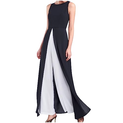 Battnot Hosenanzug Damen Festlich Hochzeit Zweiteiler Grosse Grössen Elegant 2 Teilig Hochzeit Sommer Outfits Streetwear Freizeitanzug Anzug 2 Teiler Hausanzug Zweiteiler Damen Set Trainingsanzug von Battnot