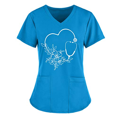 Battnot Kasack Damen Berufsbekleidung Pullover Grosse Grössen Arbeitskleidung Kasacks Damen Pflege Günstig Krankenhaus Schlupfhemd Schlupfkasack Schlupfhemd Uniform Pflegeheim Nurse Tshirt Tops von Battnot