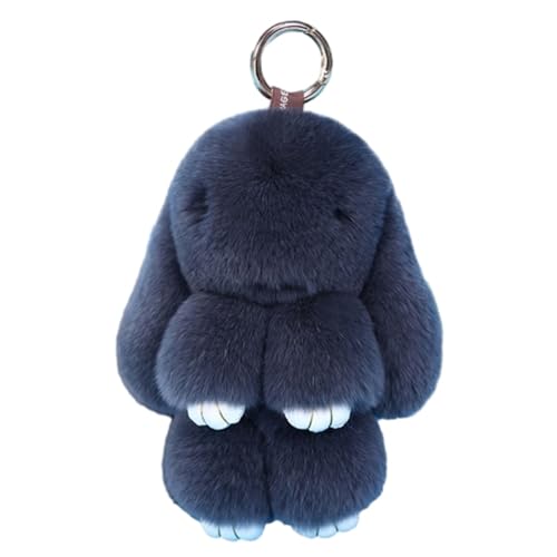Battnot Plüsch Hase Schlüsselanhänger Süße Flaumige Anhänger Für Auto Handtasche Taschen plüsch-Häschen-Schlüsselanhänger Pom Poms Taschenanhänger Handtasche Autoschlüssel Plüsch-Pom Pom Dekoration von Battnot