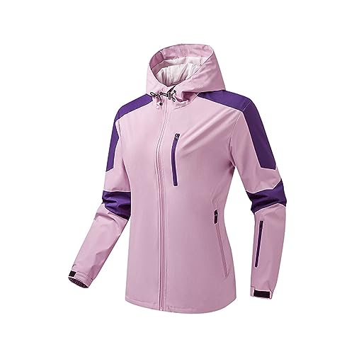 Battnot Regenjacke DüNn Damen Wasserdicht Regencape Damen Wasserdicht Regenponcho Damen Regenbekleidung Regenjacken Regen Damen Jacke Mantel Wind Regenjacke Damen Wasserdicht Jacken von Battnot