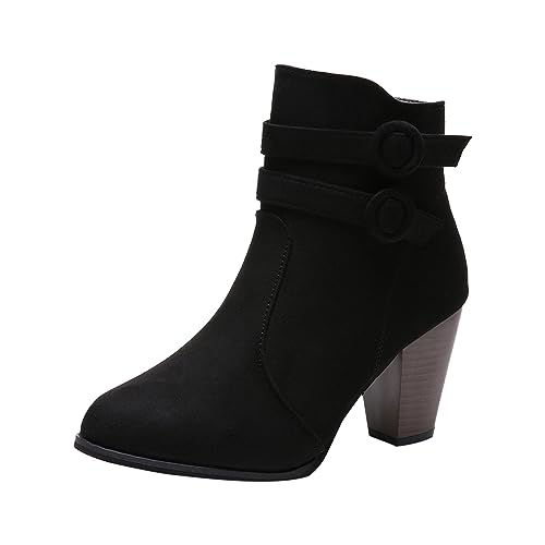 Battnot Stiefeletten Damen Schuhe Chelsea Stiefel mit hohem Absat Schwarz Stiefel Boots Stiefeletten Kurzschaft Stiefel Walkingschuhe Retro Absätze Freizeitschuhe Cowboystiefel Kurze Stiefel Schuhe Battnot Stiefeletten Damen Schuhe Chelsea Stiefel mit hohem Absat Schwarz Stiefel Boots Stiefeletten Kurzschaft Stiefel Walkingschuhe Retro Absätze Freizeitschuhe Cowboystiefel Kurze Stiefel Schuhe von Battnot