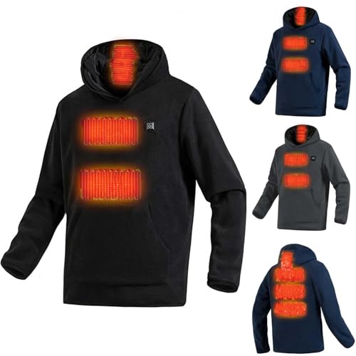 Hoodie Sweatshirt Herren Damen Beheizbare Pullover mit Kapuzenjacke Winter Warm Heizmantel Beheizbare Sweatshirt mit Kapuze USB Elektrisch Jacke Beheizbare Hoodie Damen Beheizbare Pullover Herren Hoodie Sweatshirt Herren Damen Beheizbare Pullover mit Kapuzenjacke Winter Warm Heizmantel Beheizbare Sweatshirt mit Kapuze USB Elektrisch Jacke Beheizbare Hoodie Damen Beheizbare Pullover Herren von Battnot