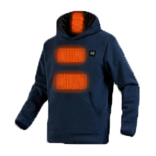 Hoodie Sweatshirt Herren Damen Beheizbare Pullover mit Kapuzenjacke Winter Warm Heizmantel Beheizbare Sweatshirt mit Kapuze USB Elektrisch Jacke Beheizbare Hoodie Damen Beheizbare Pullover Herren von Battnot