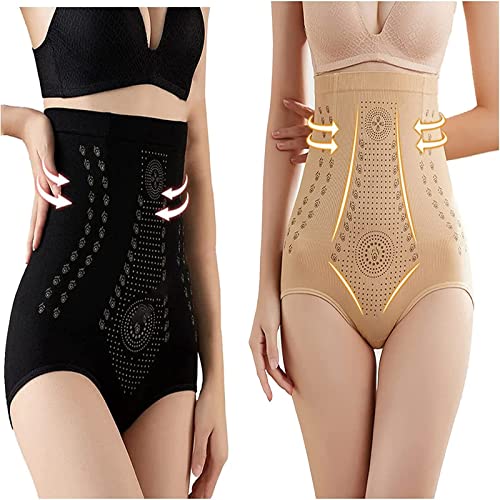 IONSTech Unique Fiber Restoration Shaper, Graphene Honeycomb Tummy Control High WAIS Body Shaping Slips Für Frauen Fiber Restoration Shaper Bauchkontrolle Bauchweg Unterhose Hohe Taille Shapewear von Battnot