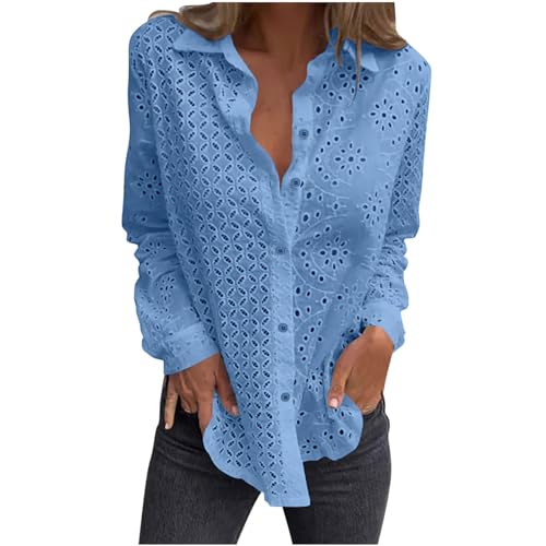 Musselin Bluse Damen,Leinenbluse Damen Blusenshirt Oberteil Damen Elegant Hemdbluse Blusenkleid Longbluse Blusenshirt Schwarz Mittelalter Tuniken Damenblusen Oberteile Baumwolle Tops von Battnot