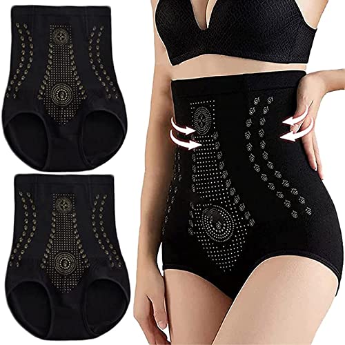 Unique Fiber Restoration Shaper, Graphene Honeycomb Tummy Control High WAIS Body Shaping Slips Für Frauen Fiber Restoration Shaper Bauchkontrolle Bauchweg Unterhose Hohe Taille Shapewear von Battnot