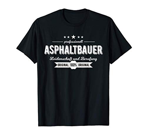 Herren Asphaltbauer Straßenbauer Straßenbau Geschenk T-Shirt Herren Asphaltbauer Straßenbauer Straßenbau Geschenk T-Shirt von Bauarbeiter Asphaltbauer Geschenkidee