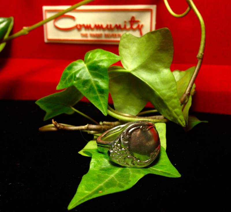 Löffel Wickelring Aus Antikem Silberbesteck von BaublesnBijouxWest