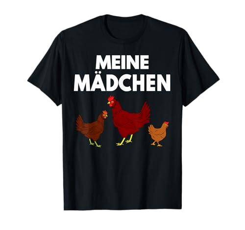Landwirt Bauer Bauernhof Geschenk Meine Hühner Meine Mädchen T-Shirt Landwirt Bauer Bauernhof Geschenk Meine Hühner Meine Mädchen T-Shirt von Traktor Trecker Dorf Land Landwirtschaft Ackerbau