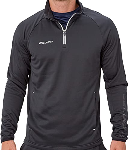 Bauer Fleece 1/4 Zip TOP Vapor - SCHWARZ - SR (M) von Bauer