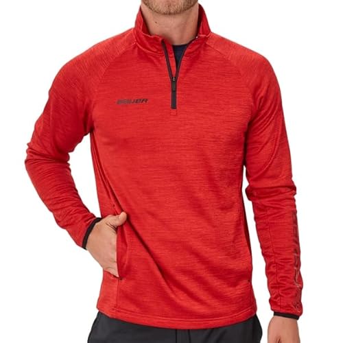 Bauer Fleece 1/4 Zip TOP Vapor - SCHWARZ - SR (S) von Bauer