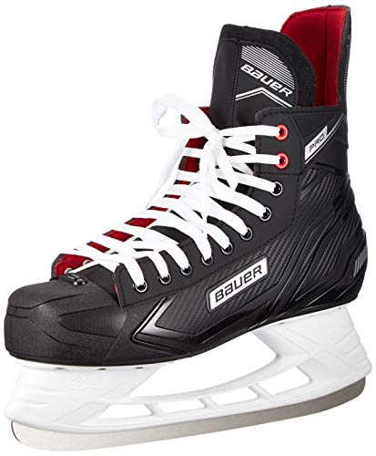 Bauer Unisex-Kinder Pro Skate Feldhockeyschuhe, Schwarz (Schwarz-Weiss-Rot-Si 900), 35 EU von Bauer