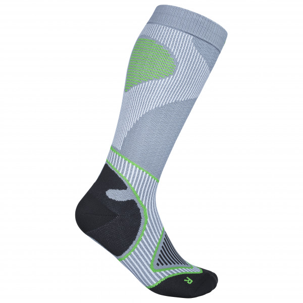 Bauerfeind Sports - Outdoor Performance Compression Socks - Kompressionssocken Gr 38-40 - L: 41-46 cm grau von Bauerfeind Sports