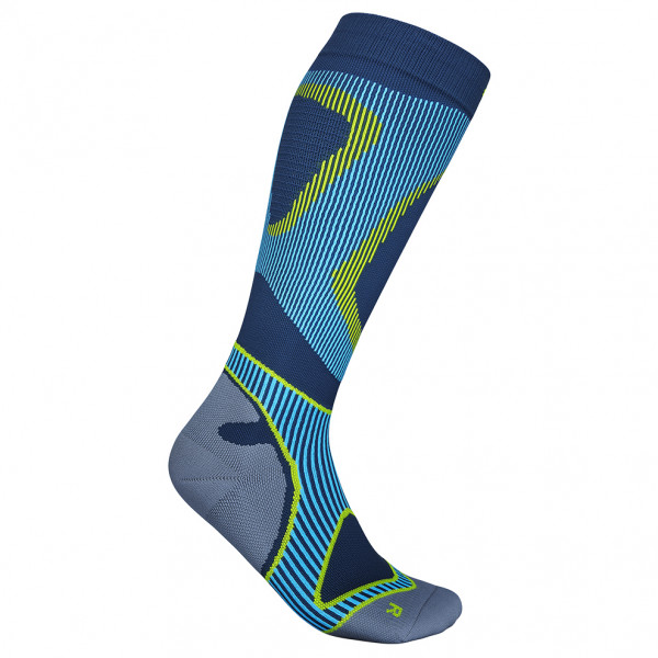 Bauerfeind Sports - Run Performance Compression Socks - Kompressionssocken Gr 38-40 - XL: 46-51 cm blau von Bauerfeind Sports