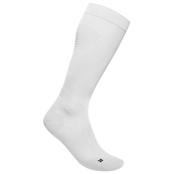 Bauerfeind Sports - Run Ultralight Compression Socks - Kompressionssocken Gr 44-46 - M: 36-41 cm weiß/grau von Bauerfeind Sports