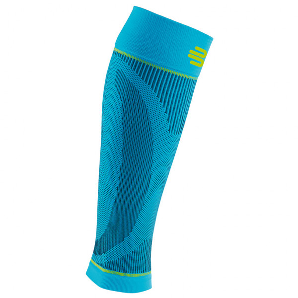 Bauerfeind Sports - Sports Compression Sleeves Lower Leg - Beinlinge Gr M - Long blau von Bauerfeind Sports