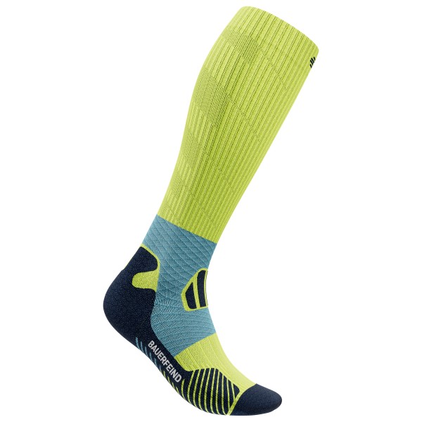 Bauerfeind Sports - Trail Run Compression Socks - Laufsocken Gr 38-41 - M: 36-41 cm grün von Bauerfeind Sports