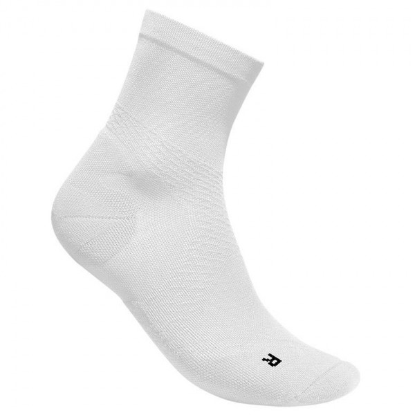 Bauerfeind Sports - Women's Run Ultralight Mid Cut Socks - Laufsocken Gr 41-43 grau/weiß von Bauerfeind Sports