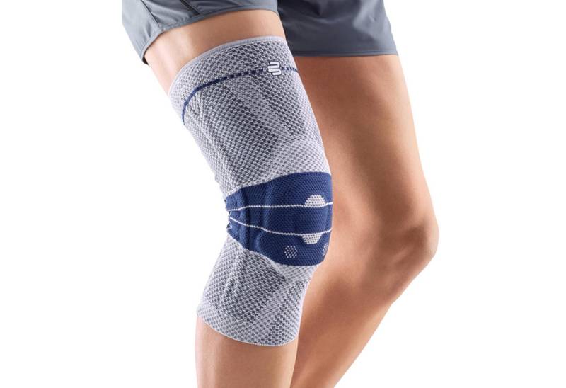 Bauerfeind Kniebandage GenuTrain Unisex mit Silikonrand, Beidseitig tragbar von Bauerfeind