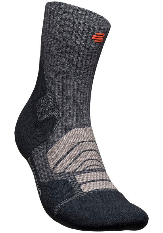 Bauerfeind Sportsocken Outdoor Merino Mid Cut Socks für Laufen, Wandern und Nordic Walking, mit Komfortzonen von Bauerfeind