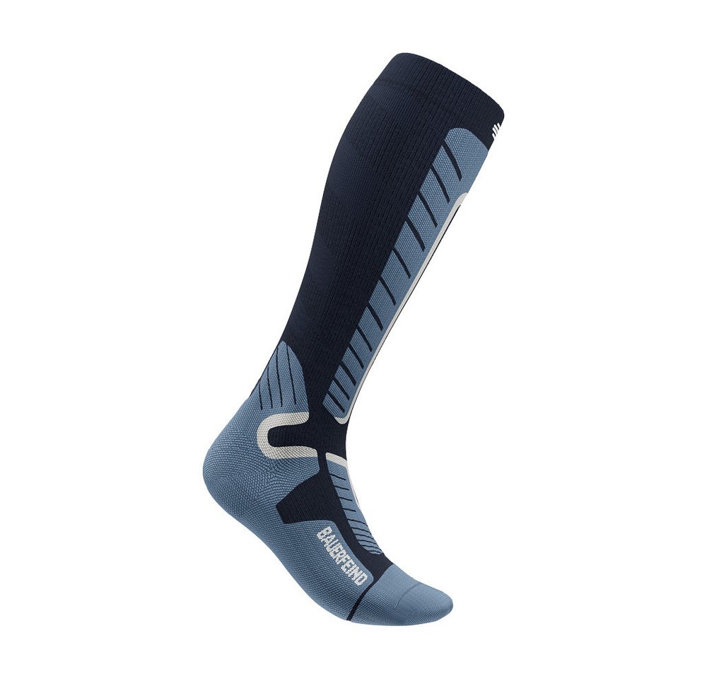 Bauerfeind Sportsocken SKI ALPINE COMPRESSION SOCKS für Alpinski und Snowboard, mit anatomisch geformter Zehenbox von Bauerfeind