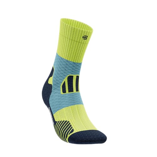 BAUERFEIND Trailrunning-Socken „Trail Run Mid Cut Socks“, Mittellange Herren Sportsocken mit Kompression, Stabilität im Sprunggelenk, 1 Paar von BAUERFEIND