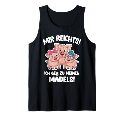 Herren Mir reichts ich GEH zu Meinen Mädels Schweine Landwirt Tank Top Herren Mir reichts ich GEH zu Meinen Mädels Schweine Landwirt Tank Top von Bauern und Landwirt Sprüche
