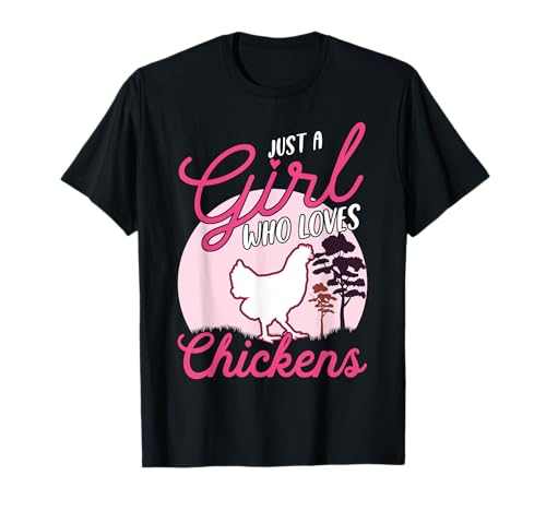 Hühner Mädchen Landwirtin Bäuerin T-Shirt von Bauernhof Hühnerstall Hühnchen Hahn Kleidung