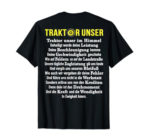 RÜCKEN Traktorfahrer Männer Bauer Trecker Traktor Unser T-Shirt RÜCKEN Traktorfahrer Männer Bauer Trecker Traktor Unser T-Shirt von Geschenk Landwirt Bauer Traktor Unser Pullover
