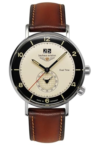 Bauhaus Aviation Vintage Pilot, Quarz, 24462 von Bauhaus
