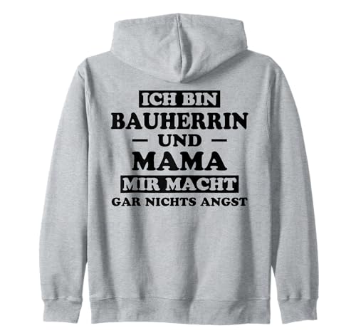 Bauherrin Mama Lustiges Bauherrin Kapuzenjacke Bauherrin Mama Lustiges Bauherrin Kapuzenjacke von Bauherrin Sprüche Mama Bauherrin Design