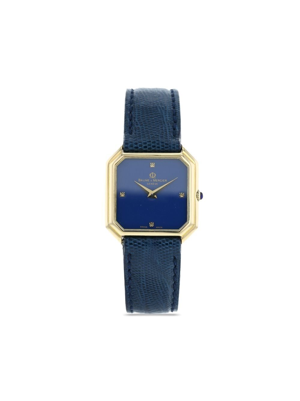 Baume & Mercier 1980s pre-owned Vintage Armbanduhr 28mm - Blau von Baume & Mercier