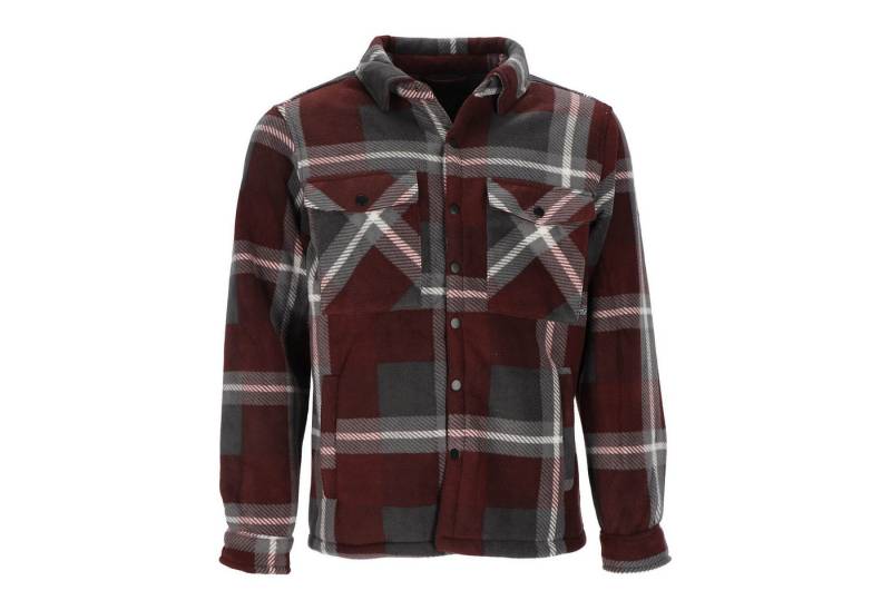 Baumfuchs Langarmhemd Herren Thermohemd mit Karomuster - Hemd-Jacke mit Sherpafleece-Futter von Baumfuchs