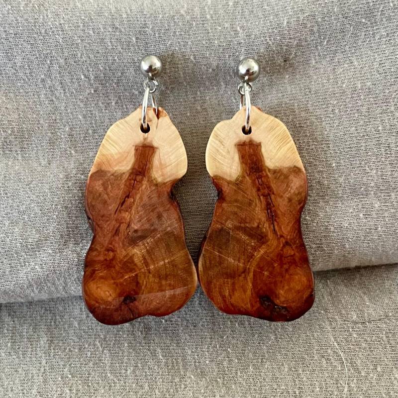 Baumperlen Ohrringe von BaumperlenVonSandra