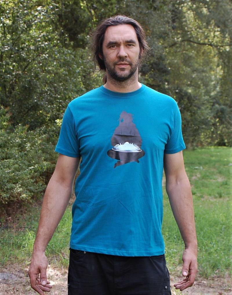 T-Shirt Handpan, Handpanspieler T-Shirt Size M von BaurBrownHandpans