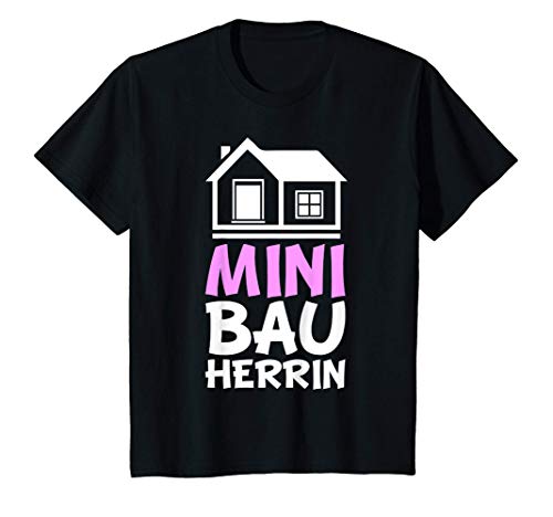 Kinder Mini Bauherrin Kinder T-Shirt von Baustelle Kinder Bauherrin & Mädchen Geschenkidee