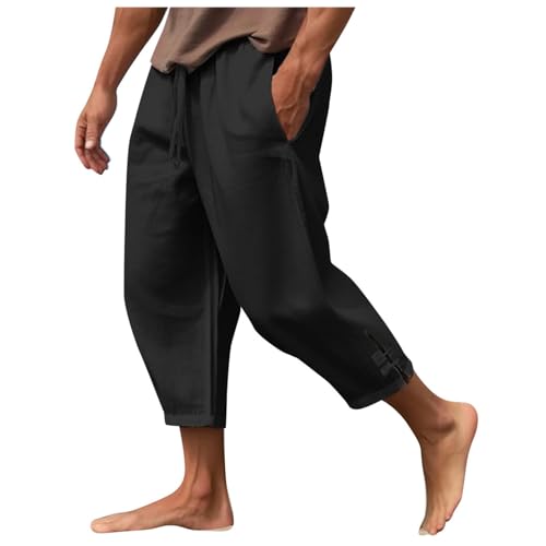 Bauzuoyo Mittelalter Herren Cargo Hose Gothic Victoria Piratenhose Komfortable Atmungsaktiv Homewear Strand Hose Mit Taschen Goahose Jokerhose Freizeit Und Urlaub Goa Hose Weiche von Bauzuoyo