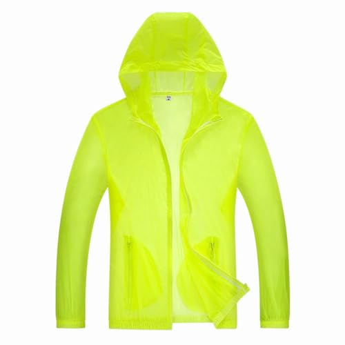 Bauzuoyo Regenjacke Herren Wasserdicht Atmungsaktiv Einfarbig Transparent Fahrradjacke Sweatjacke Stretch Wanderjacke Windbreaker Sportjacke Leichte Windjacke Trekking Radjacke Laufjacke von Bauzuoyo