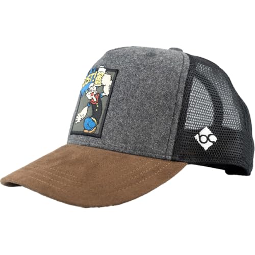 Bavarian Caps BC Cap Popeye Curved DUNKELGRAU - - von Bavarian Caps
