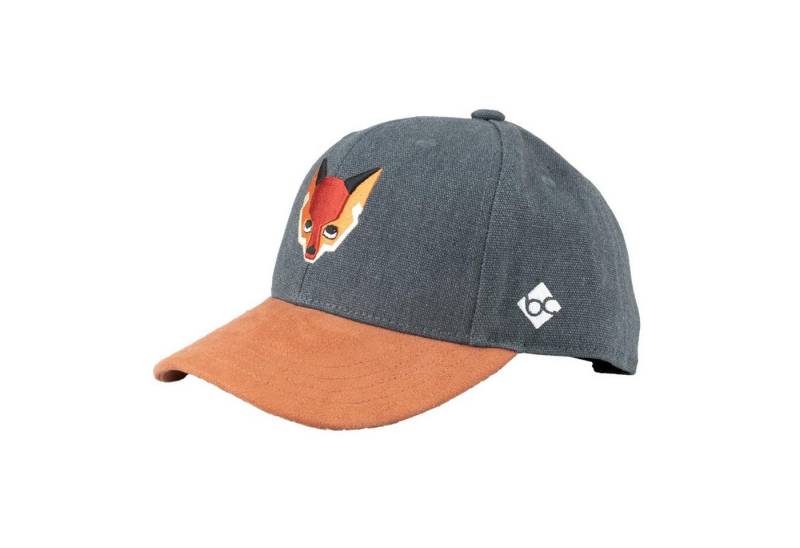Bavarian Caps Baseball Cap Bavarian Caps "Waldfuchs" - dunkelgrau (Kinder Curved Kappe) (Basecap, Basecap) Schirm im Wildlederlook von Bavarian Caps