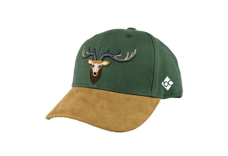 Bavarian Caps Baseball Cap Bavarian Caps "Waldhirsch" - dunkelgrün (Kinder Curved Kappe) (Basecap, Basecap) Stickerei auf dem Unterschirm von Bavarian Caps