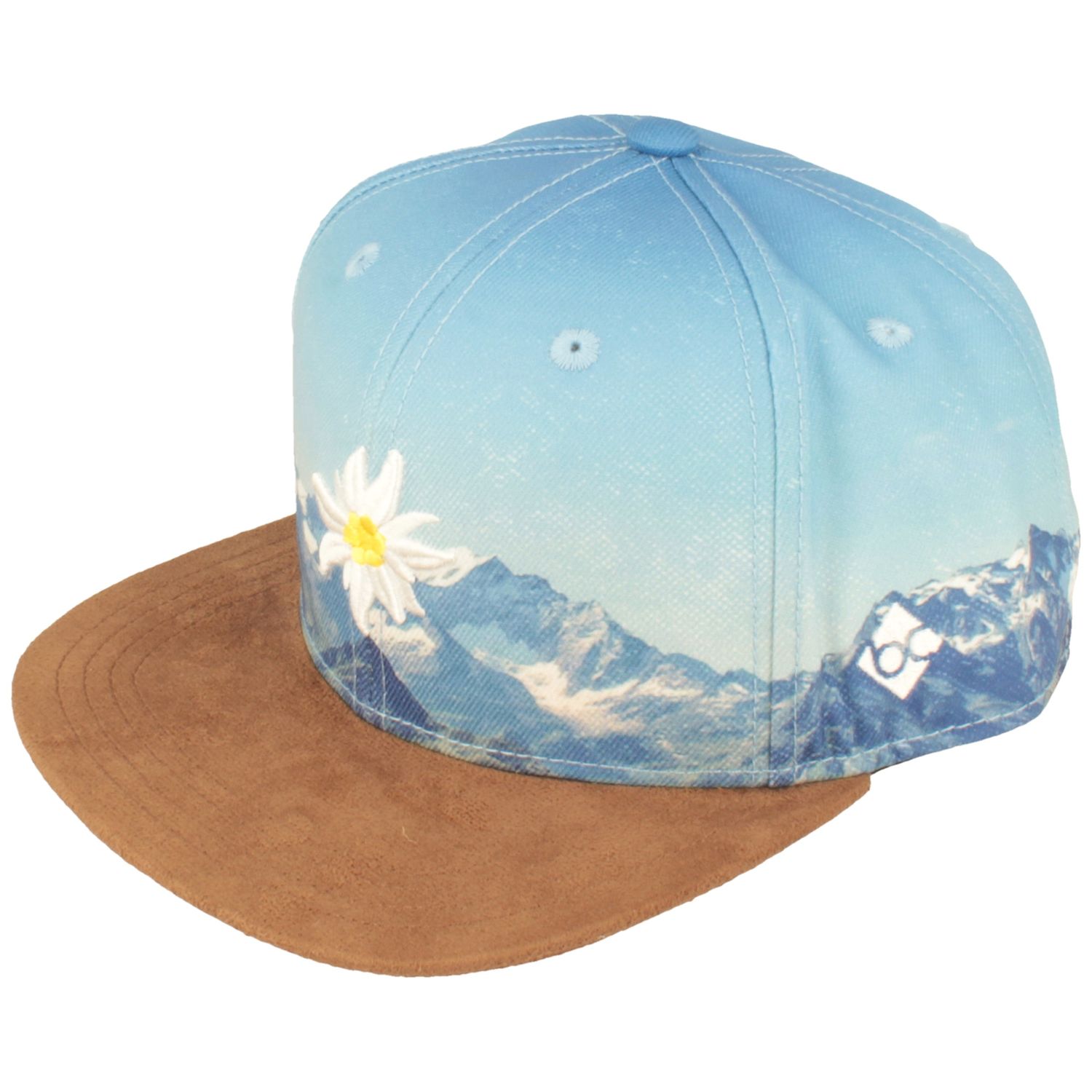 Bavarian Caps Baseball-Cap "Edelweiß Bergliebe" Alpenprint von Bavarian Caps