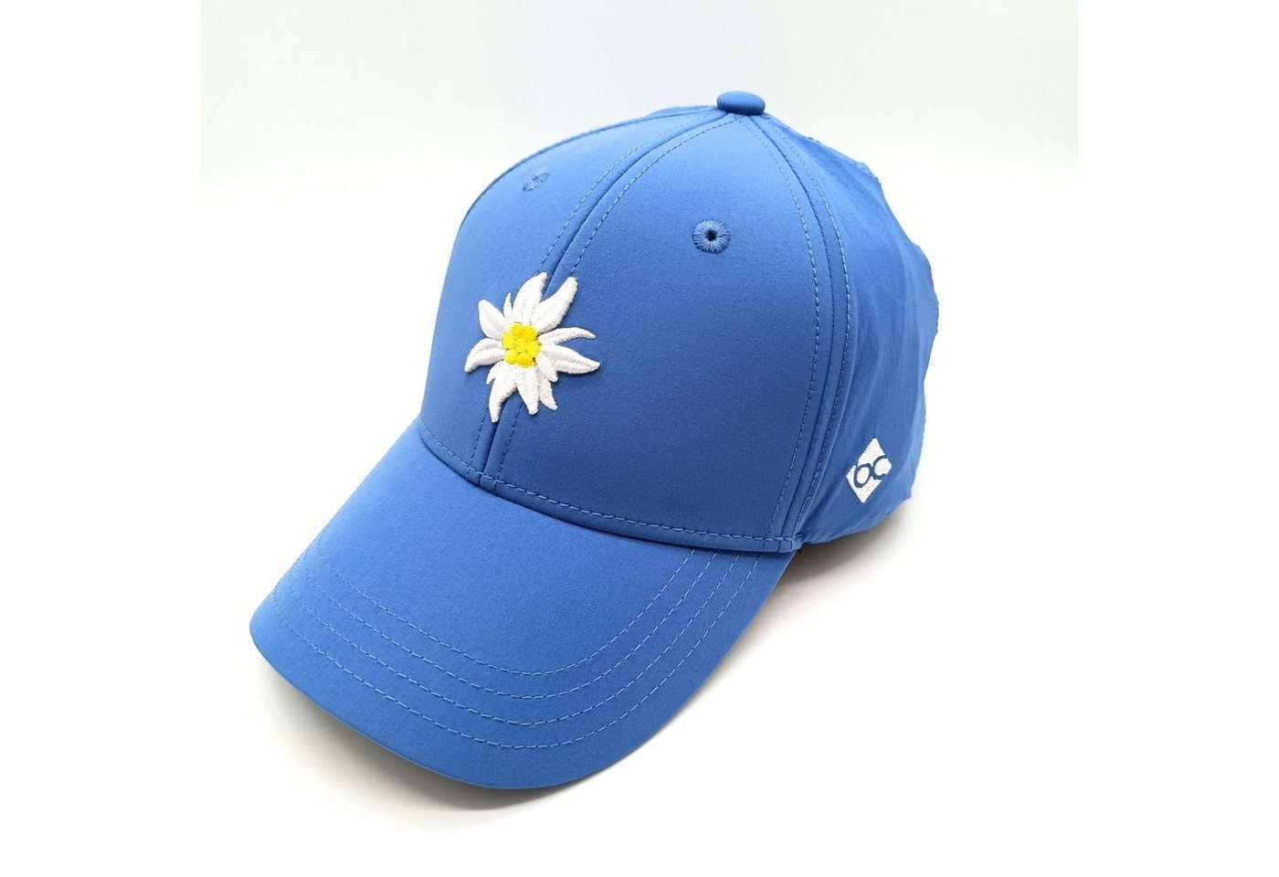 Bavarian Caps Baseball Cap Edelweiß Nackenschutz hellblau von Bavarian Caps