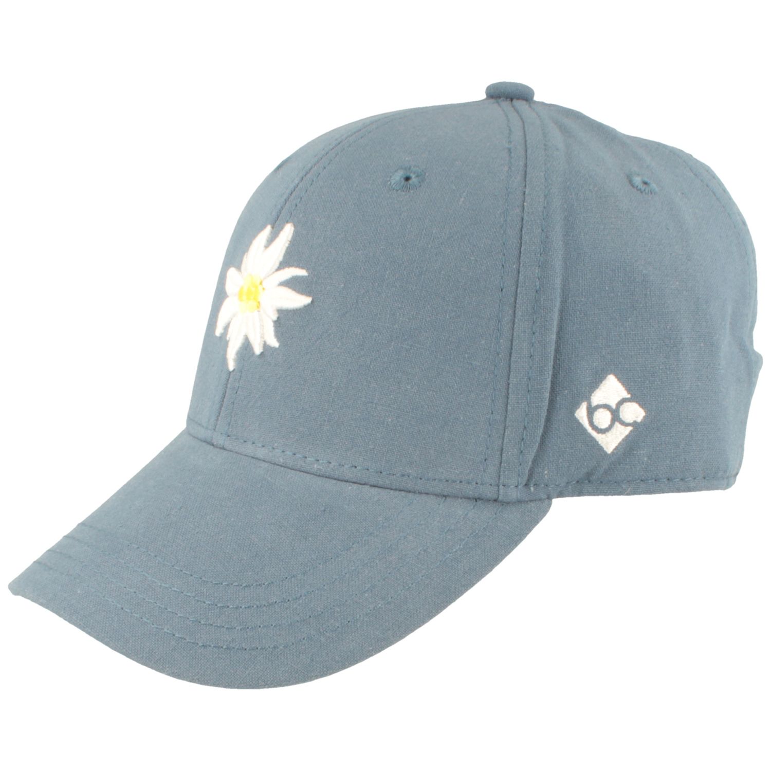 Bavarian Caps Baseball-Cap Edelweiss aus Leinen-Baumwoll Mix von Bavarian Caps