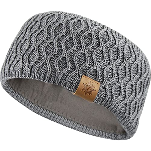 Bavarian Caps Damen Klassik Stirnband, hellgrau, ONE SIZE von Bavarian Caps